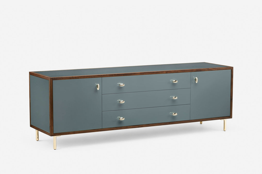 DANISH OILED WALNUT & BAY GLOSS HDF