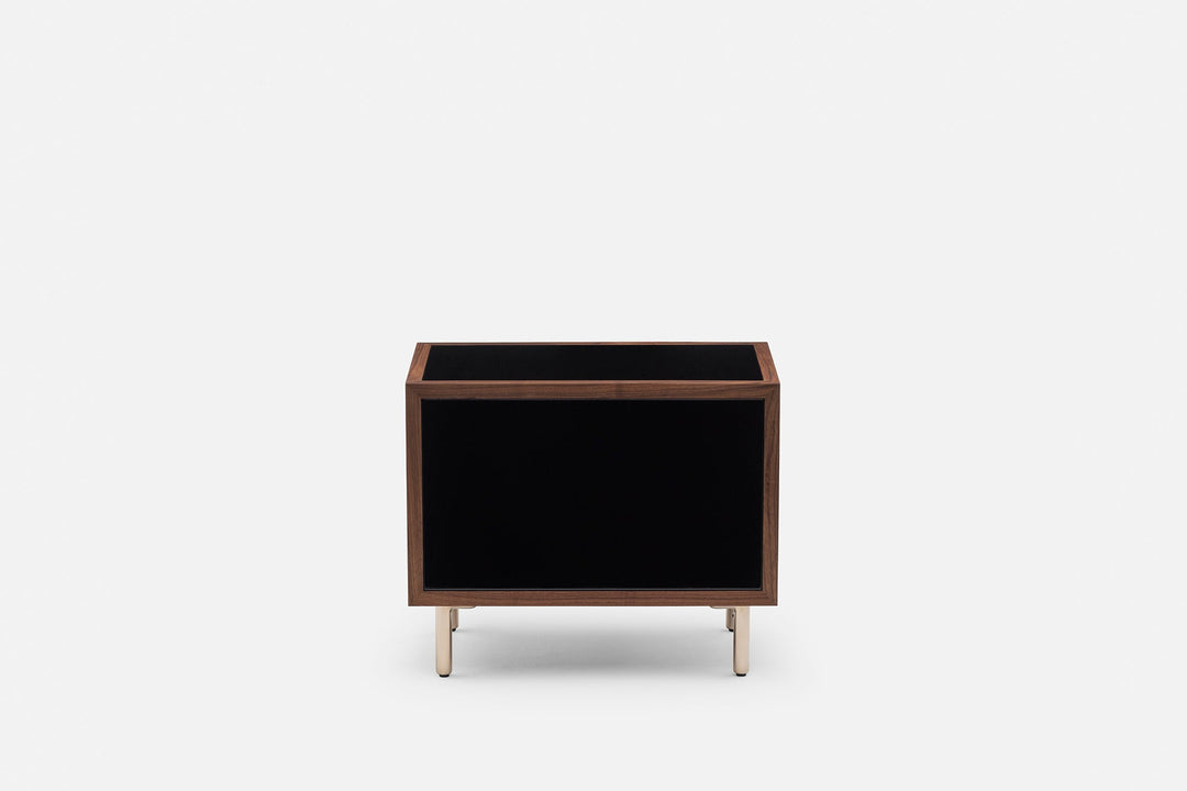 DANISH OILED WALNUT & BLACK GLOSS HDF