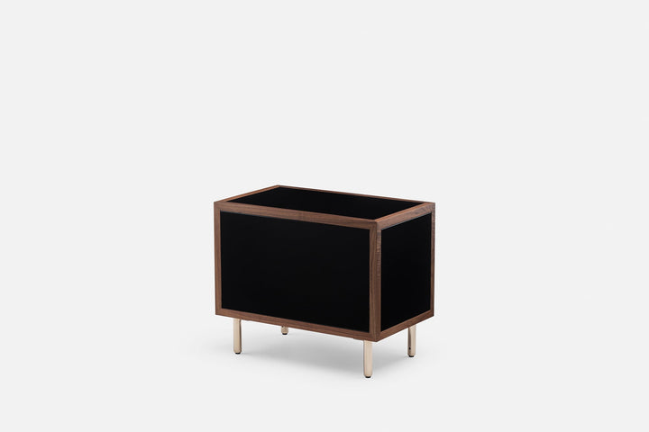 DANISH OILED WALNUT & BLACK GLOSS HDF