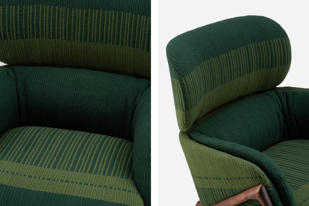 DANISH OILED WALNUT & MANTA LIDO VERDE ESCURO / VERDE TROPA