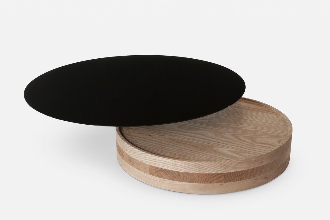 DANISH OILED ASH & BLACK GLOSS HDF