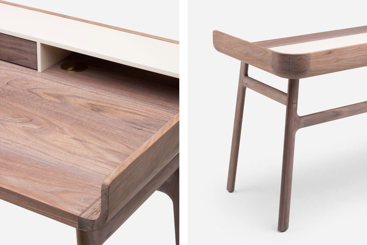 WHITE OILED WALNUT & BONE SATIN MATTE HDF