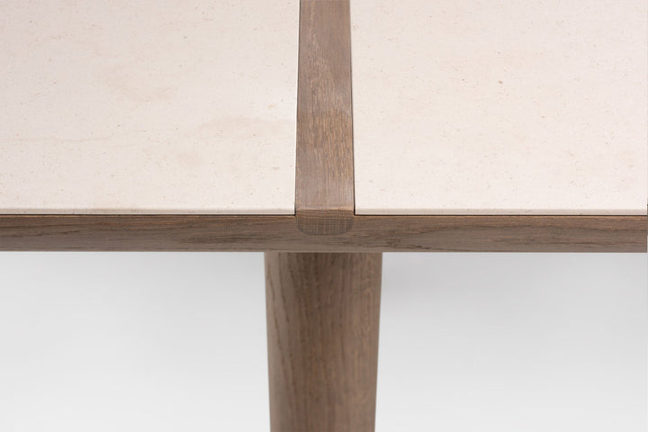 OXIDISED OAK & ATAIJA CREME LIMESTONE