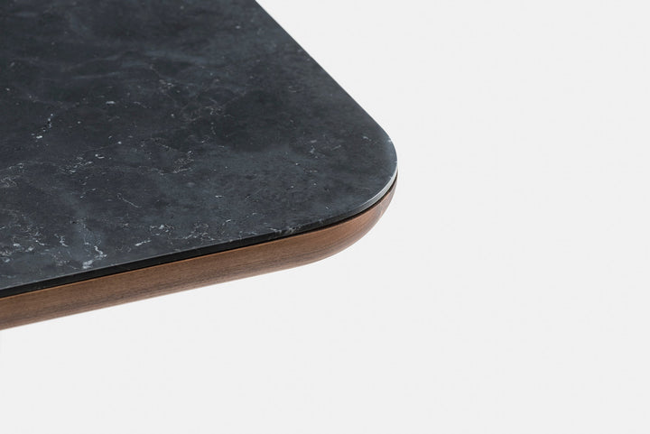 DANISH OILED WALNUT & BLACK MARQUINA MARBLE