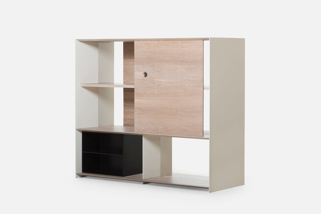 WHITE OILED OAK & BONE GLOSS HDF