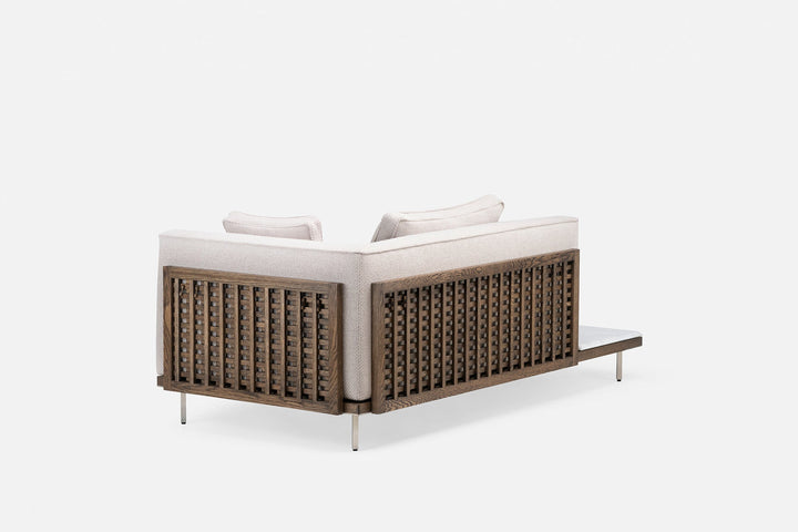 BLACK OILED OAK & CODA 2 232 & CARRARA MARBLE (MODEL: 08R)