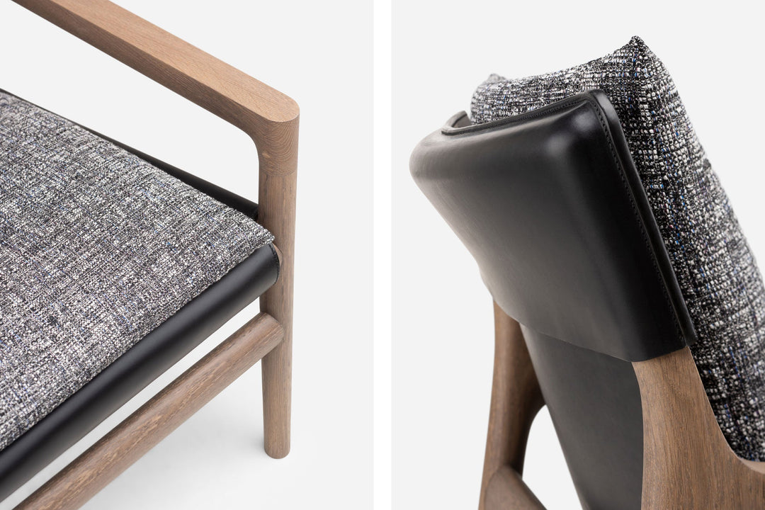 OXIDISED OAK & BLACK LEATHER & SONAR 173