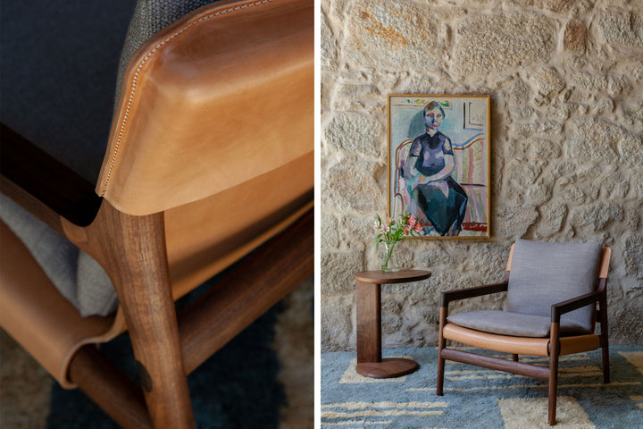 SELA LOUNGE CHAIR - NARROW ARMS