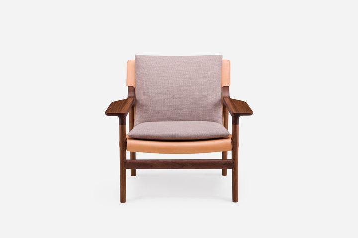 DANISH OILED WALNUT & NATURAL LEATHER & BASE 004