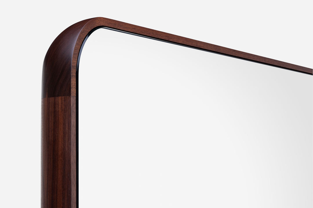 DANISH OILED WALNUT & WHITE GLOSS LACQUER & BLACK MARQUINA MARBLE