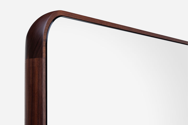 DANISH OILED WALNUT & WHITE GLOSS LACQUER & BLACK MARQUINA MARBLE