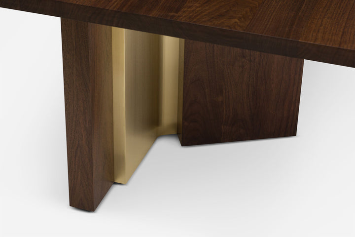 BLACK OILED WALNUT & BRUSHED BRASS