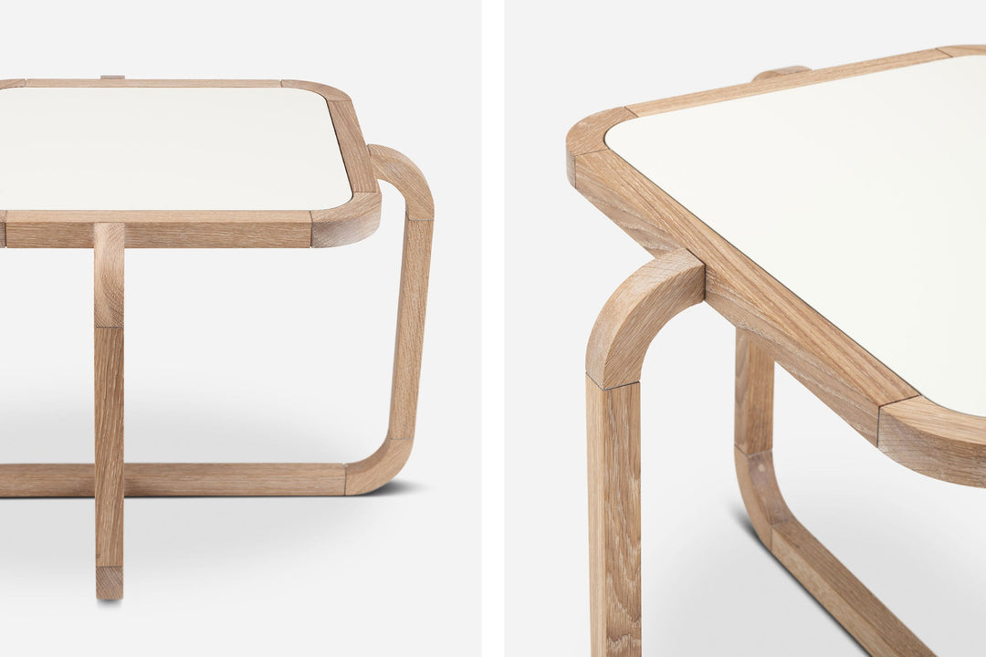 WHITE OILED OAK & BONE GLOSS HDF (MODEL: M)