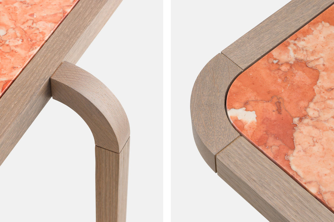 OXIDISED OAK & ROSA NEGRAIS MARBLE (MODEL: MM)