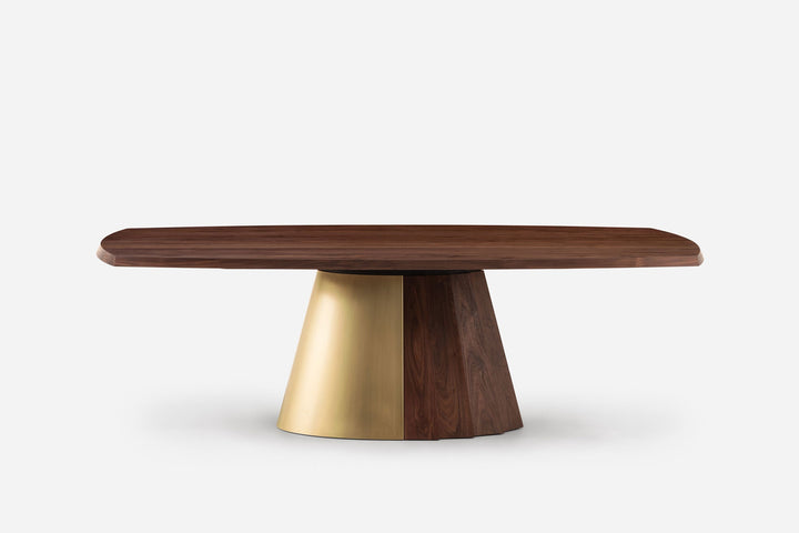DANISH OILED WALNUT & BRASS