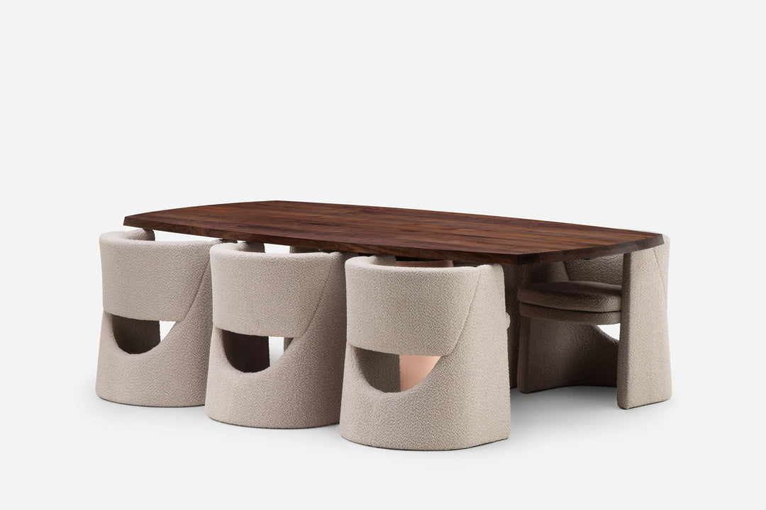 DANISH OILED WALNUT & COPPER (+ CURSA DINING CHAIR)