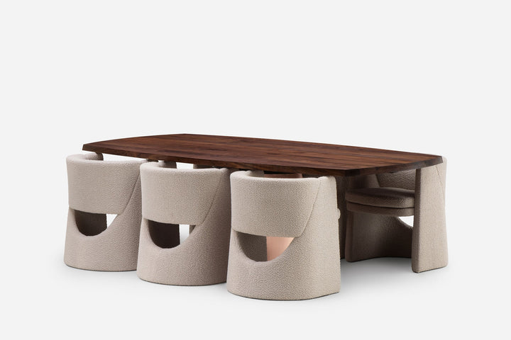 DANISH OILED WALNUT & COPPER (+ CURSA DINING CHAIR)