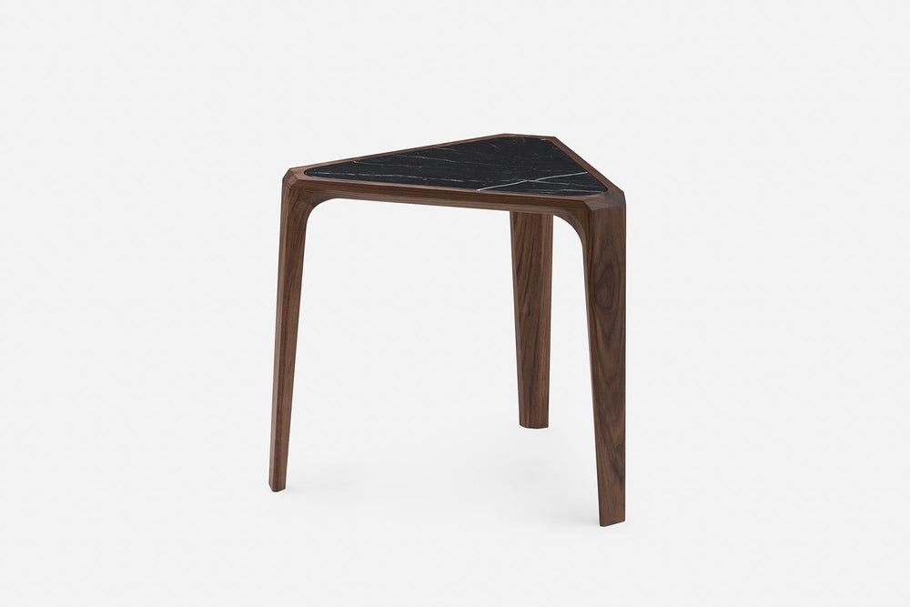 DANISH OILED WALNUT & BLACK MARQUINA MARBLE