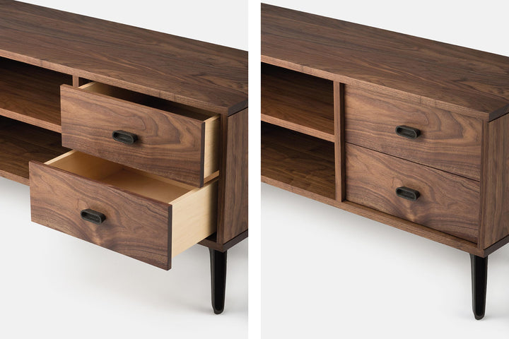 DANISH OILED WALNUT & CAST IRON (MODEL: 402R)