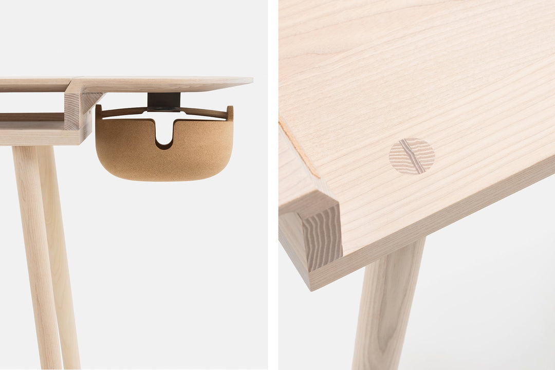 WHITE OILED ASH & CORK