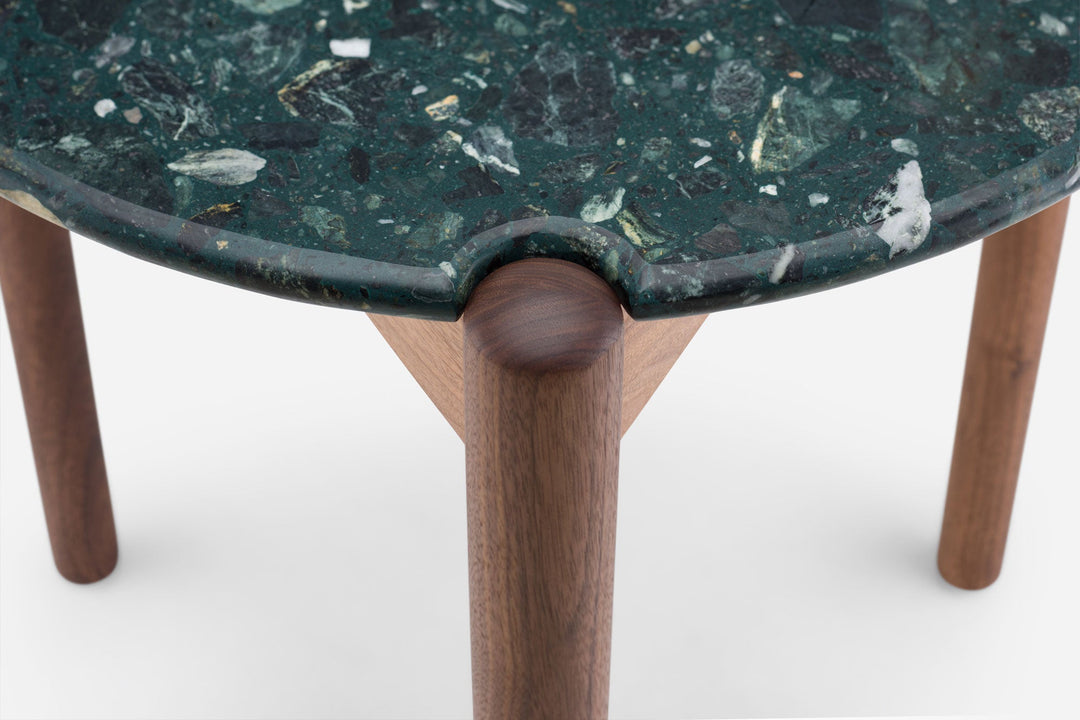 DANISH OILED WALNUT & VERDE TERRAZZO (MODEL: LM)