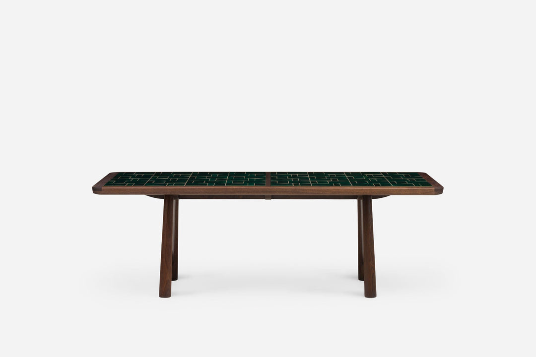 BLACK OILED WALNUT & GREEN TILE (MODEL: S)