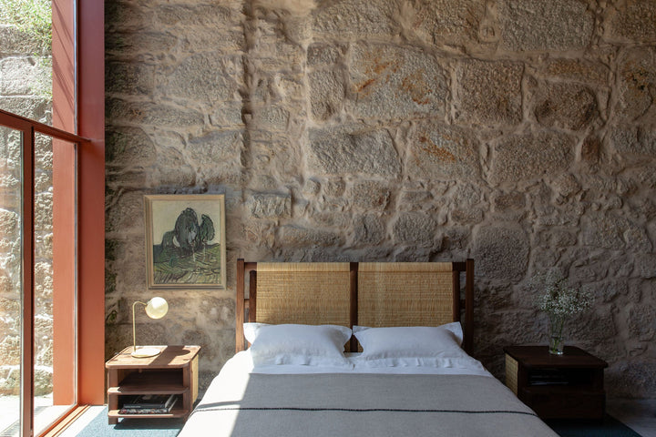 DANISH OILED WALNUT & JUNCO (+ TWENTY-FIVE BEDSIDE CHEST)