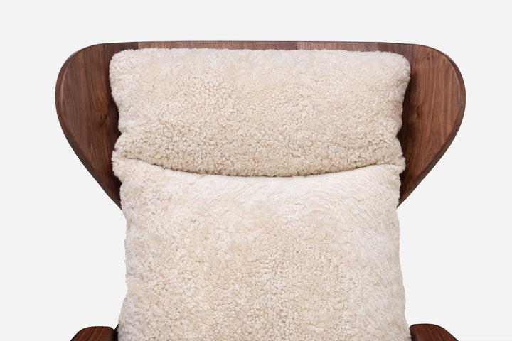 DANISH OILED WALNUT & MOHAWI SHEEPSKIN