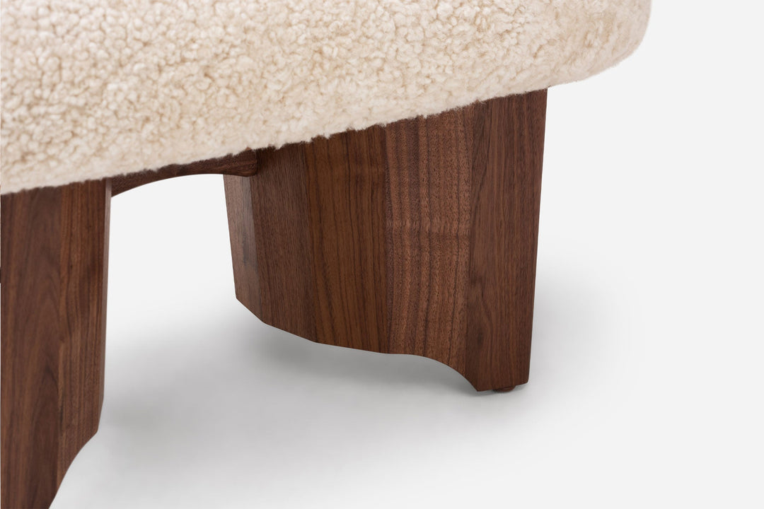 DANISH OILED WALNUT & MOHAWI SHEEPSKIN