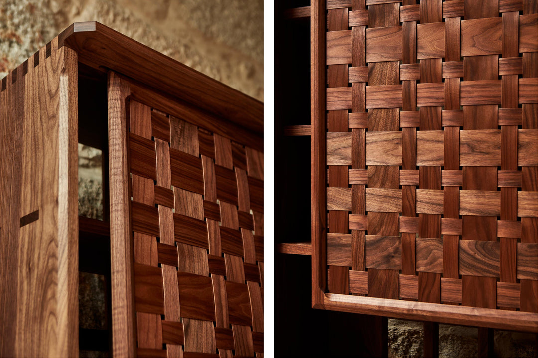 DANISH OILED WALNUT & GREY CERAMIC (MODEL: SF)