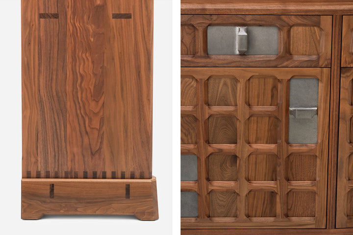 DANISH OILED WALNUT & GREY CERAMIC (MODEL: MF)