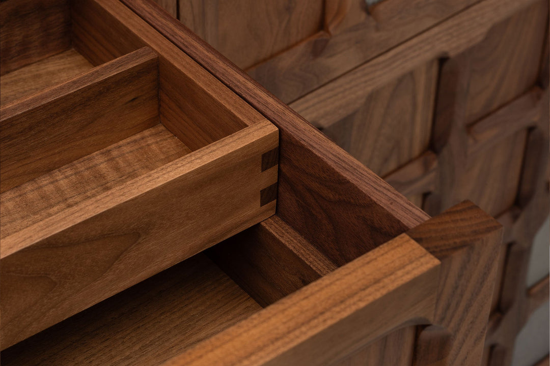 DANISH OILED WALNUT & GREY CERAMIC (MODEL: LF)