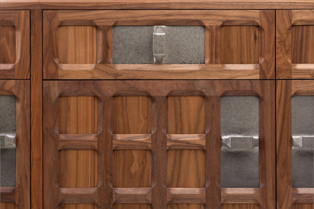 DANISH OILED WALNUT & GREY CERAMIC (MODEL: LLF)