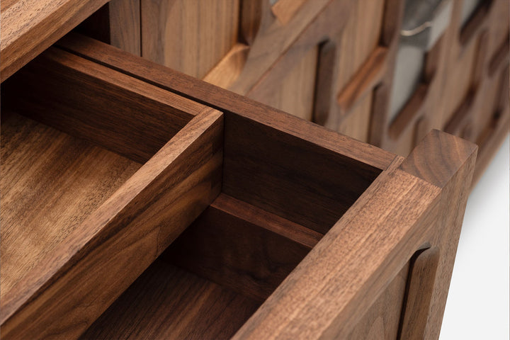 DANISH OILED WALNUT & GREY CERAMIC (MODEL: LLF)