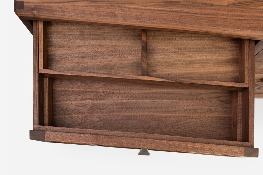 DANISH OILED WALNUT & GREY CERAMIC (MODEL: LLF)