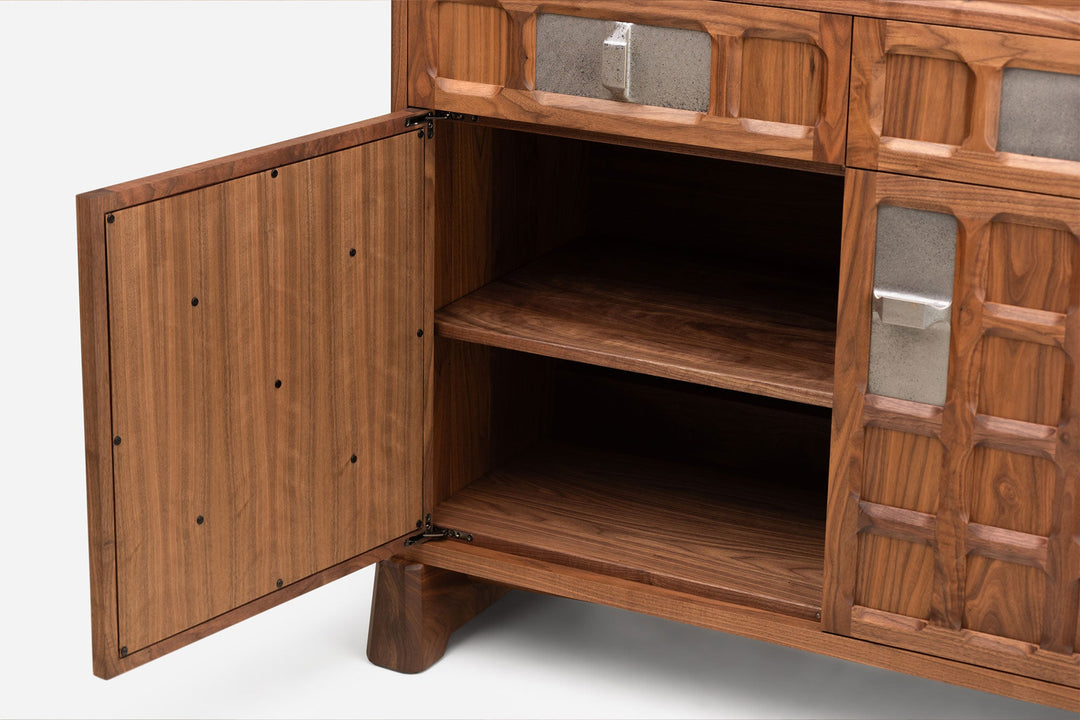 DANISH OILED WALNUT & GREY CERAMIC (MODEL: SF)