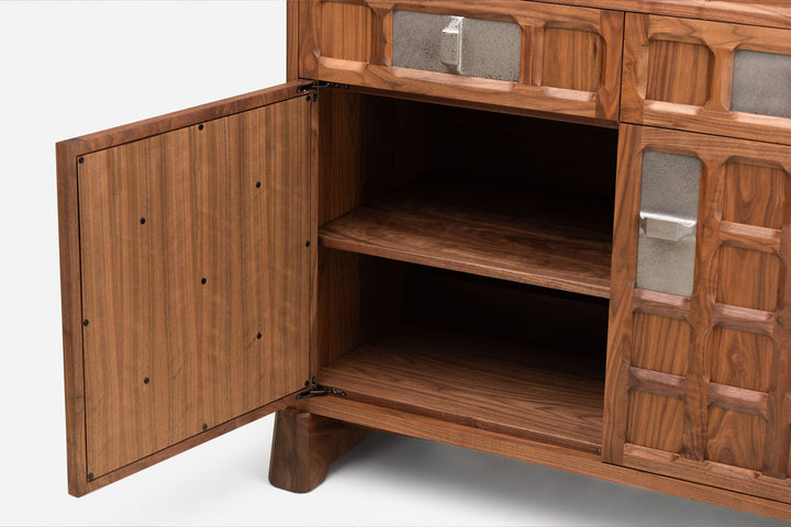 DANISH OILED WALNUT & GREY CERAMIC (MODEL: SF)