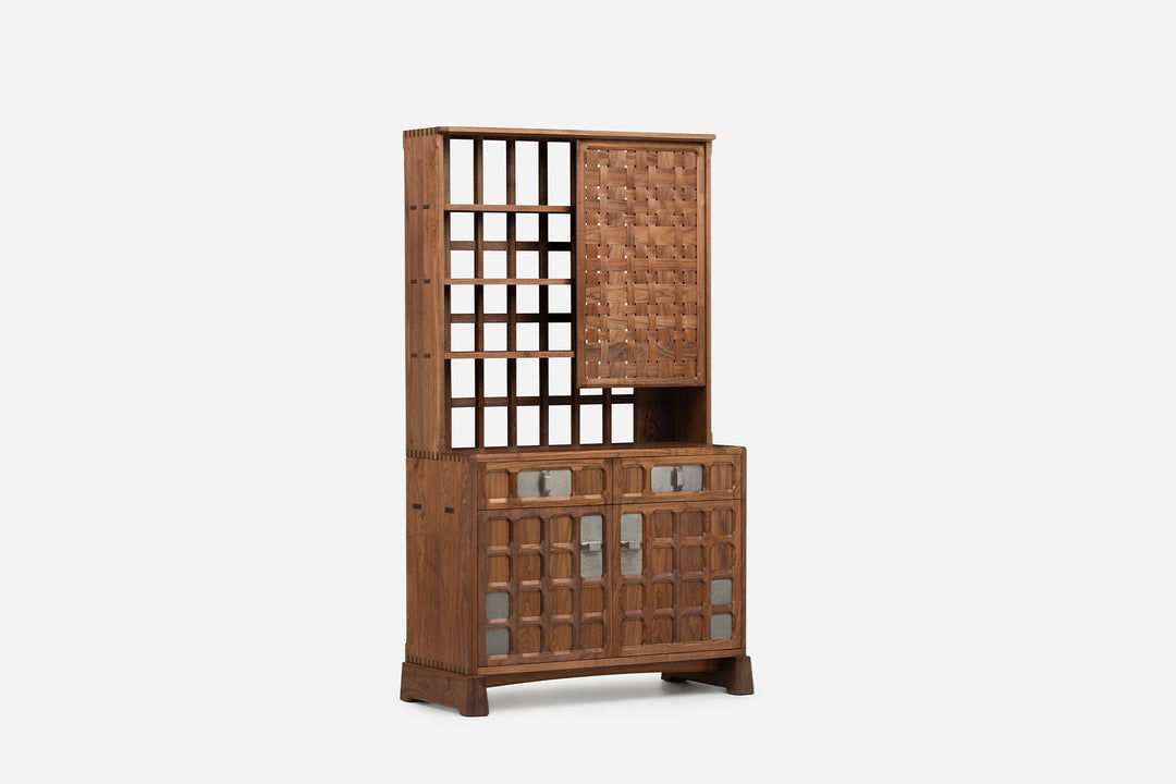 DANISH OILED WALNUT & GREY CERAMIC (MODEL: SF)