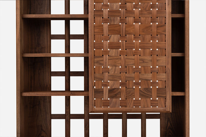 DANISH OILED WALNUT & GREY CERAMIC (MODEL: SF)