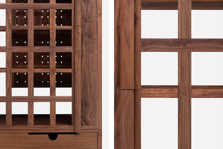 DANISH OILED WALNUT & GREY CERAMIC (MODEL: SF)