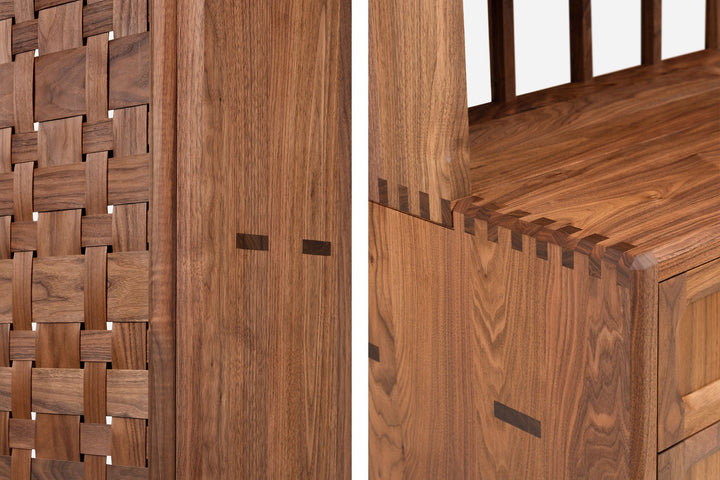 DANISH OILED WALNUT & GREY CERAMIC (MODEL: SF)