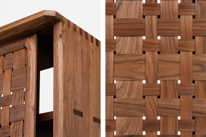 DANISH OILED WALNUT & GREY CERAMIC (MODEL: SF)