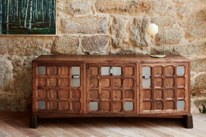 DANISH OILED WALNUT & GREY CERAMIC (MODEL: SMJ)