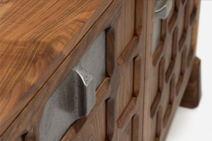 DANISH OILED WALNUT & GREY CERAMIC (MODEL: SMJ)