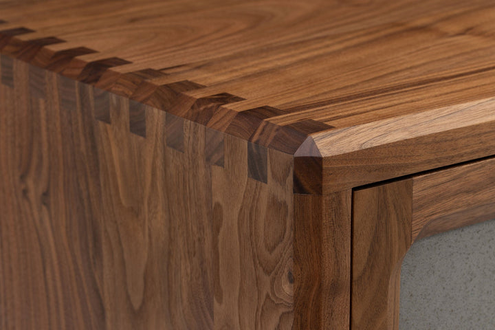 DANISH OILED WALNUT & GREY CERAMIC (MODEL: SMJ)