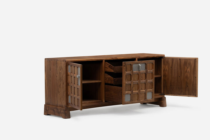 DANISH OILED WALNUT & GREY CERAMIC (MODEL: SMJ)