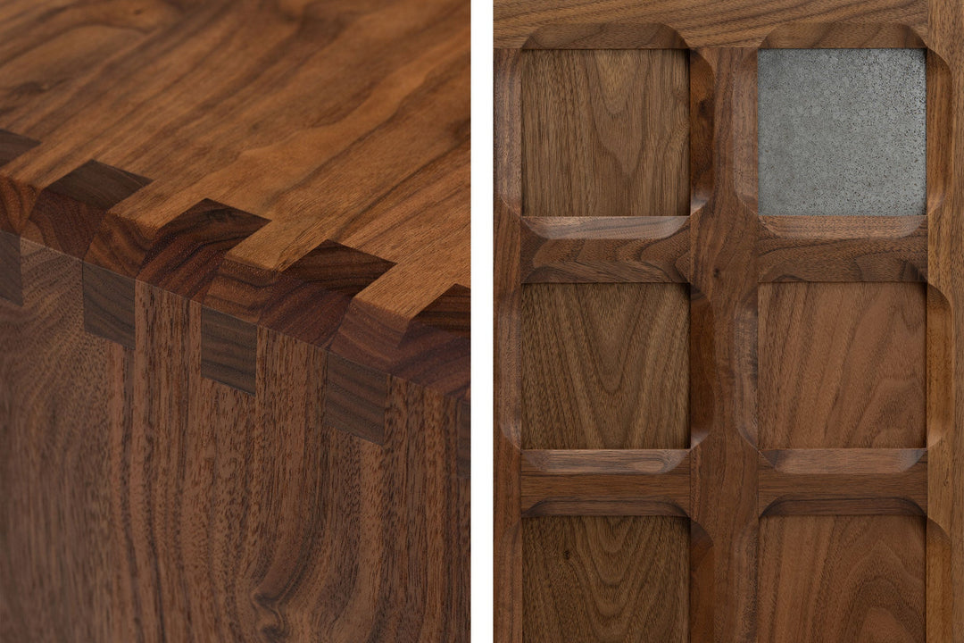 DANISH OILED WALNUT & GREY CERAMIC (MODEL: SMJ)