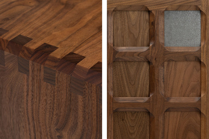 DANISH OILED WALNUT & GREY CERAMIC (MODEL: SMJ)