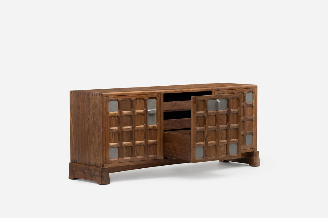 DANISH OILED WALNUT & GREY CERAMIC (MODEL: SMJ)