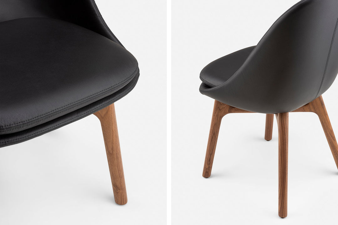 DANISH OILED WALNUT & LICORICE LEATHER